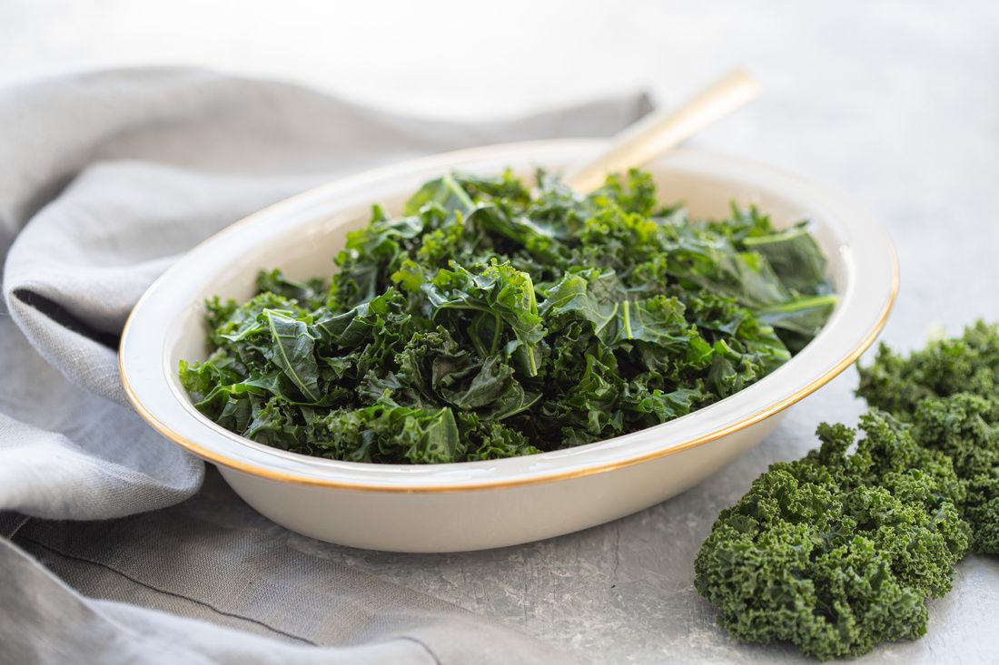 Basic Steamed Kale Nourishing Meals®